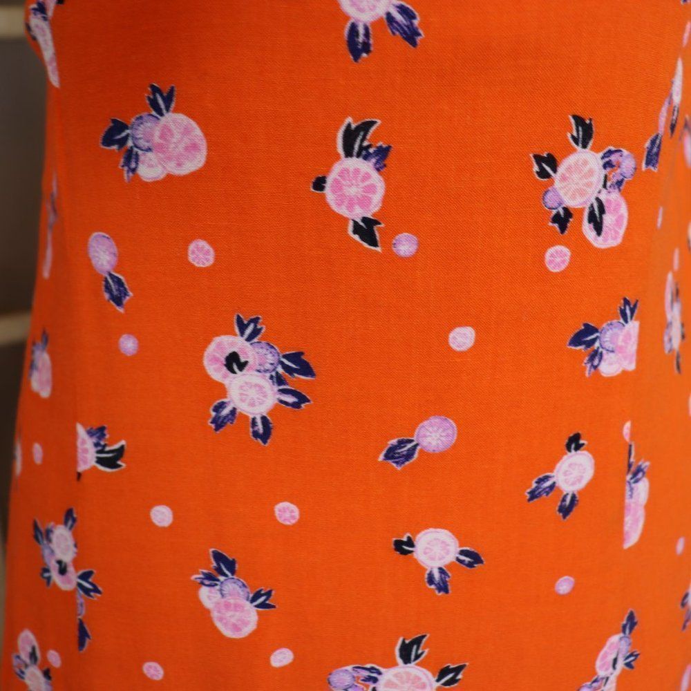 Free People Like A Lady tangerine Babydoll Dress Size S - Picture 8 of 14